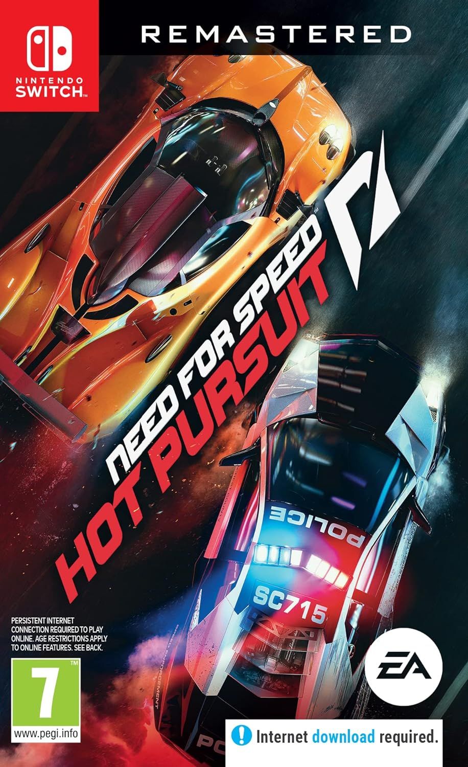 Игра Need for Speed Hot Pursuit Remastered (Nintendo Switch, Русские субтитры)