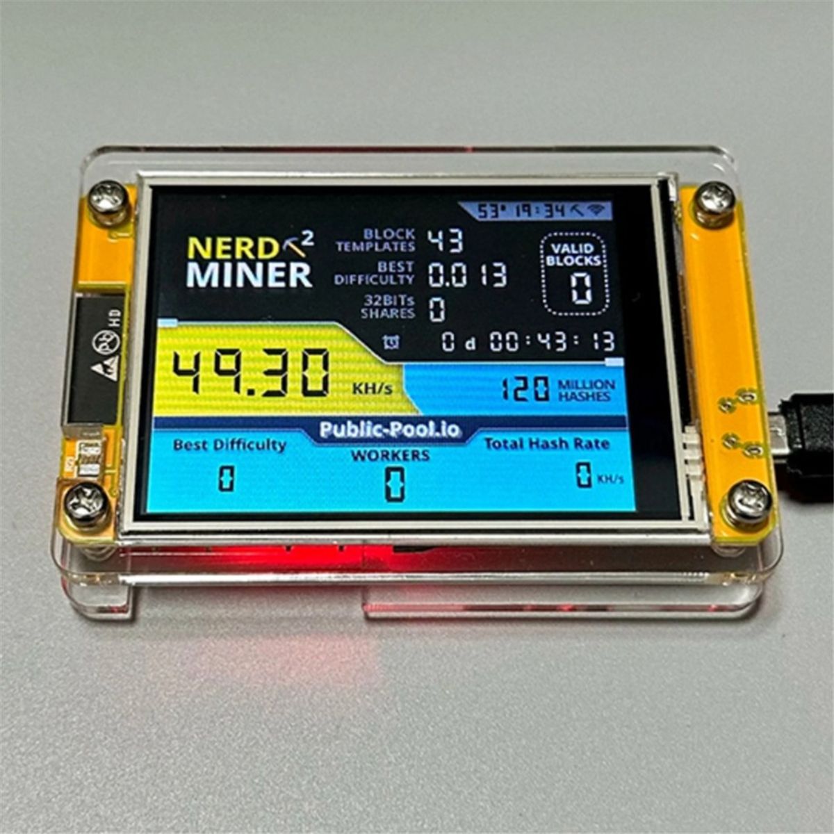 Майнер nerdminer v2. Майнер nerdminer v2
