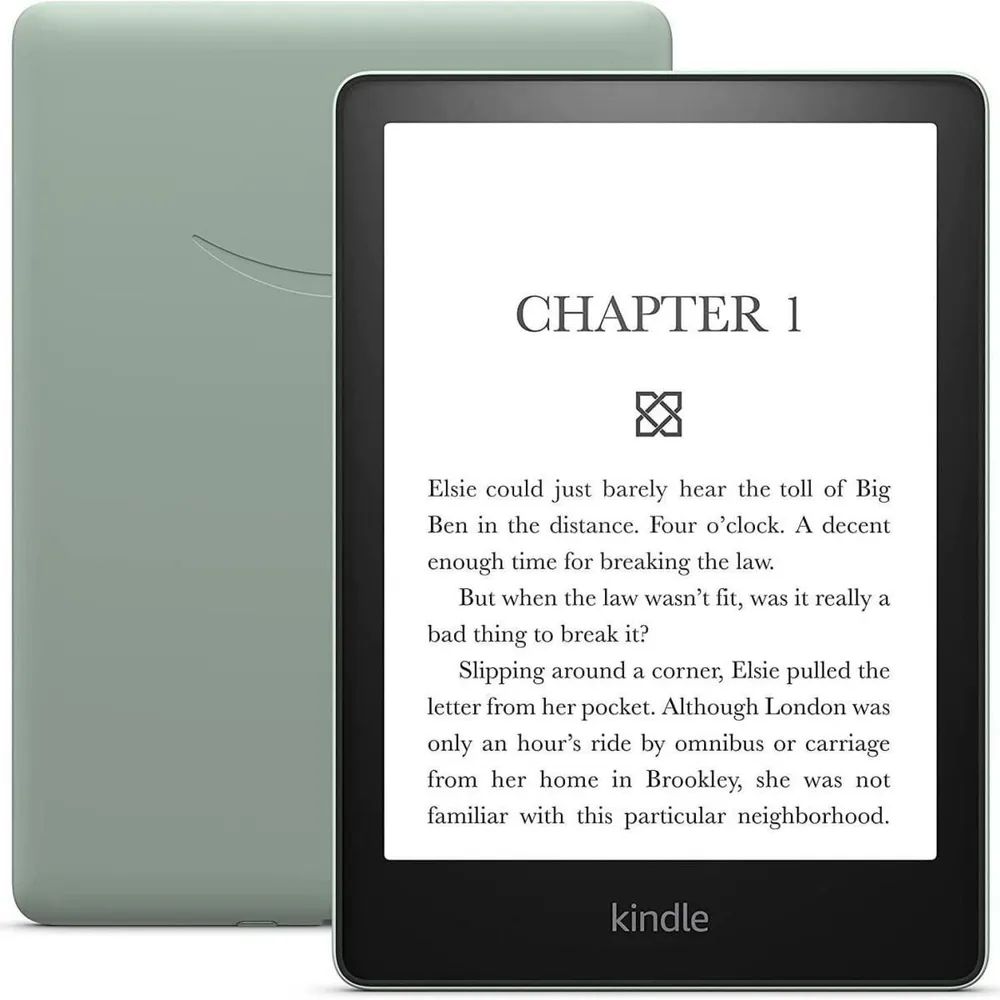 Amazon Kindle 6.8" Электронная книга Amazon Kindle Paperwhite 5, зеленый