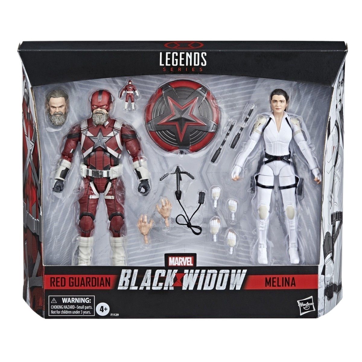 фигуркиHasbroMarvelLegendsSeriesActionFiguresRedGuardian&MelinaVostokoff-16cm;Марвелфигурки