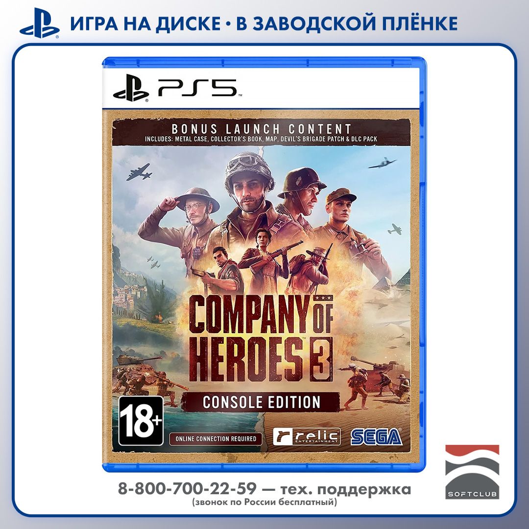 Игра Company of Heroes 3 Console Launch Edition (PlayStation 5, Английская версия)