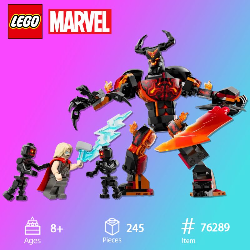 LEGOMarvelТорпротивСуртура,76289,245деталей,Марвел,8+