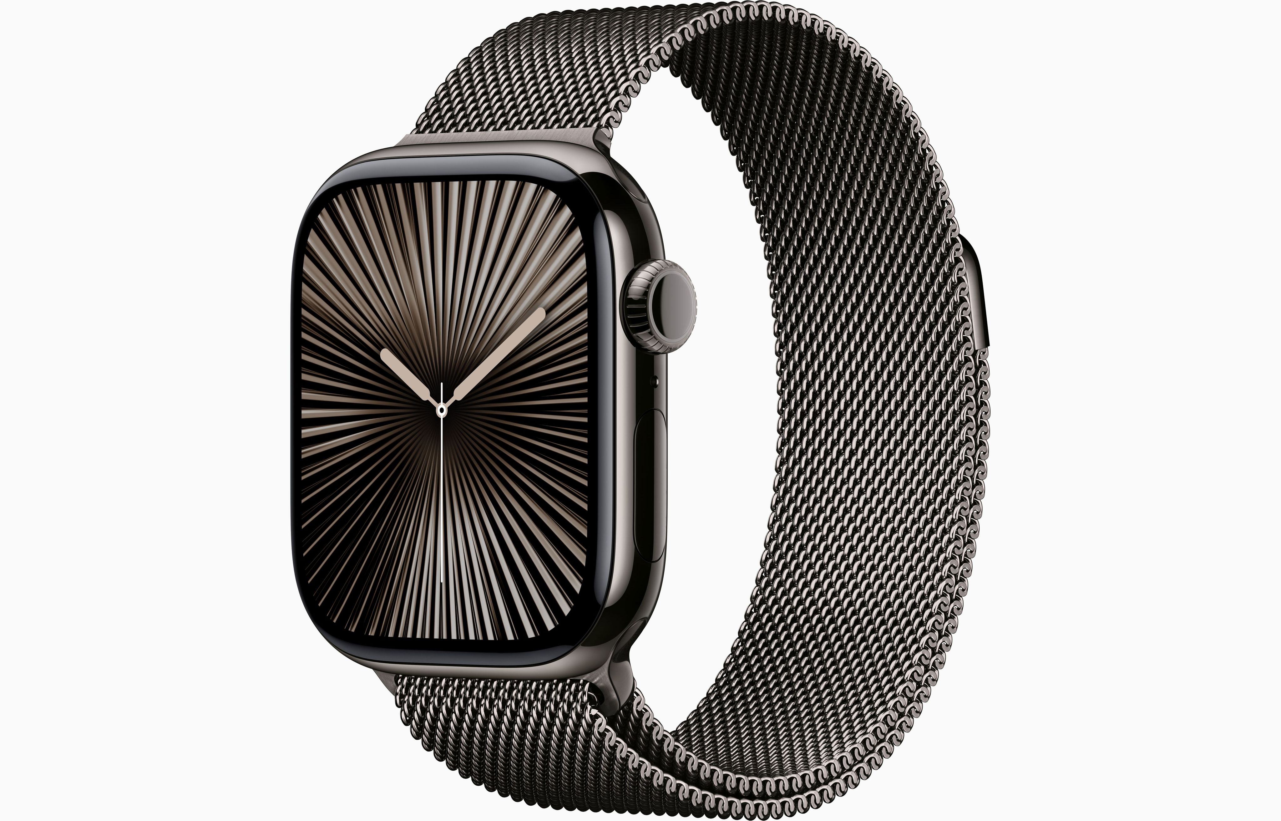 УмныечасыAppleWatchSeries1046ммGPS+CellularSlateTitaniumMilaneseLoop,размерремешкаS/M