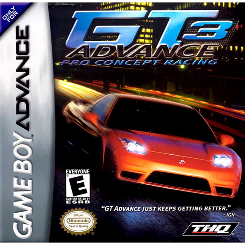 Игра GT Advance 3: Pro Concept Racing (GBA, Русские субтитры)