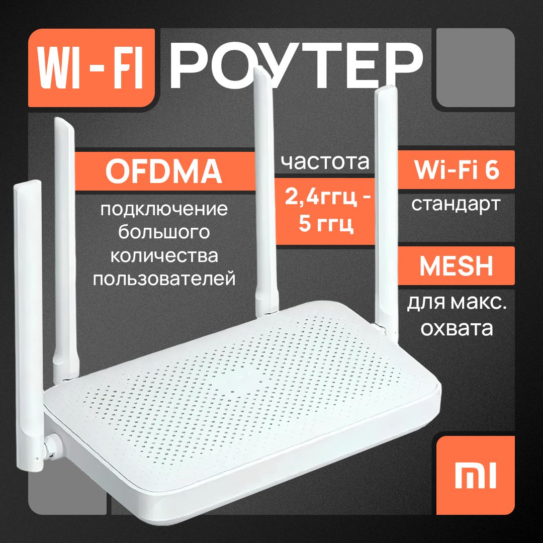 Роутер wifi Xiaomi AX1500 CN