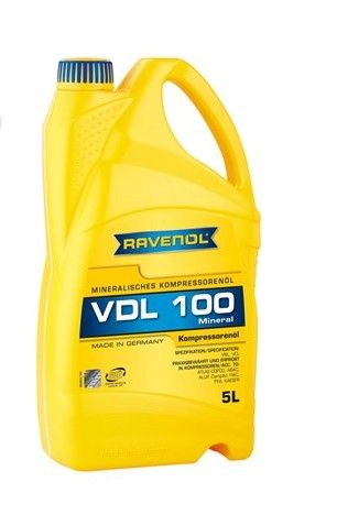 Масло Ravenol Kompressorenoil VDL 100 компрессорное 5 л