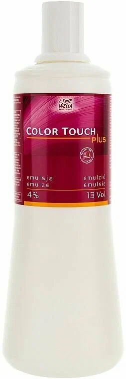 WELLA PROFESSIONALS Профессиональная эмульсия (оксид-окислитель-активатор) COLOR TOUCH PLUS для окрашивания волос 4%,1000 мл