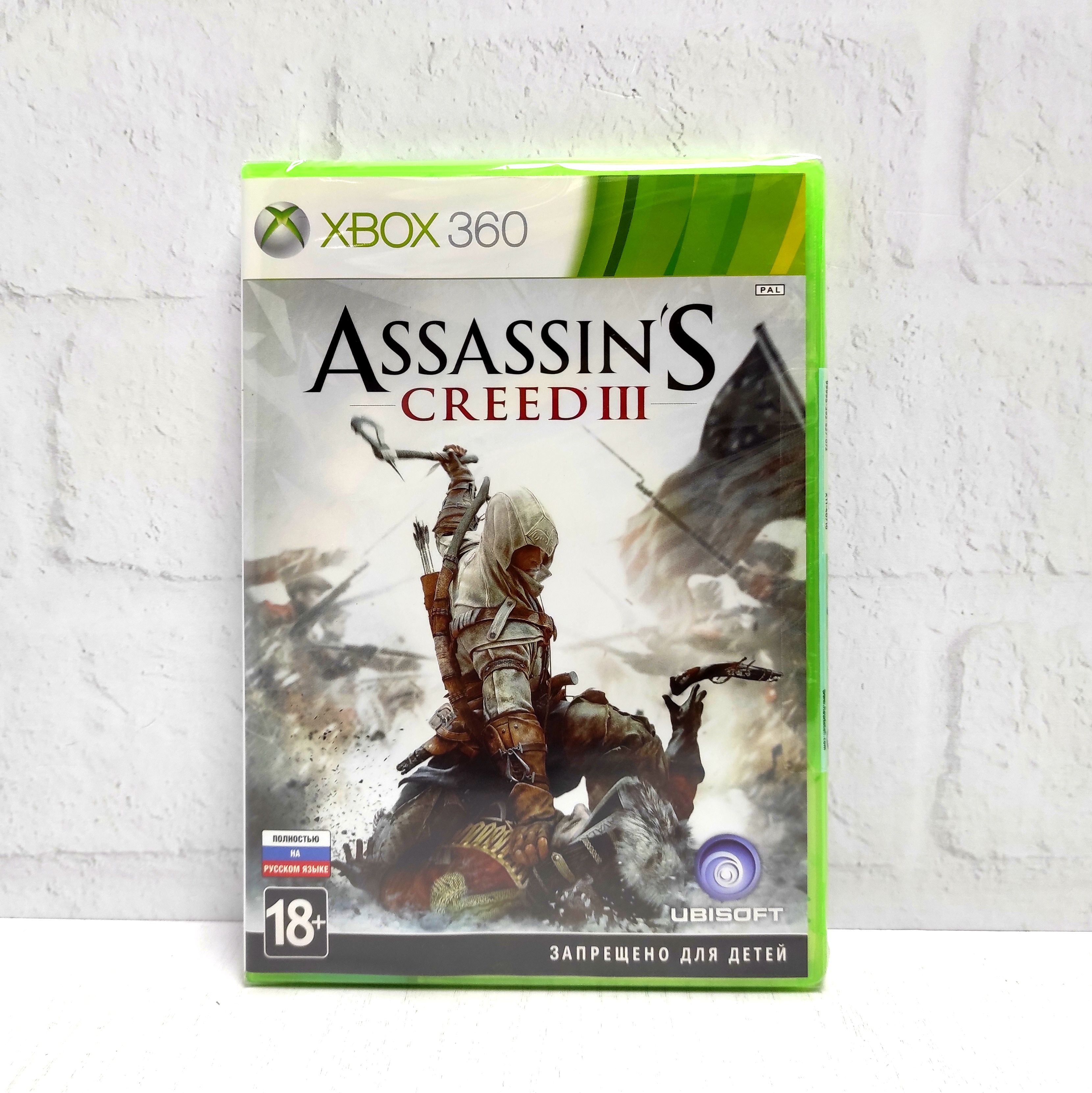 Assassins Creed 3 (III) Полностью на русском Видеоигра на диске Xbox 360