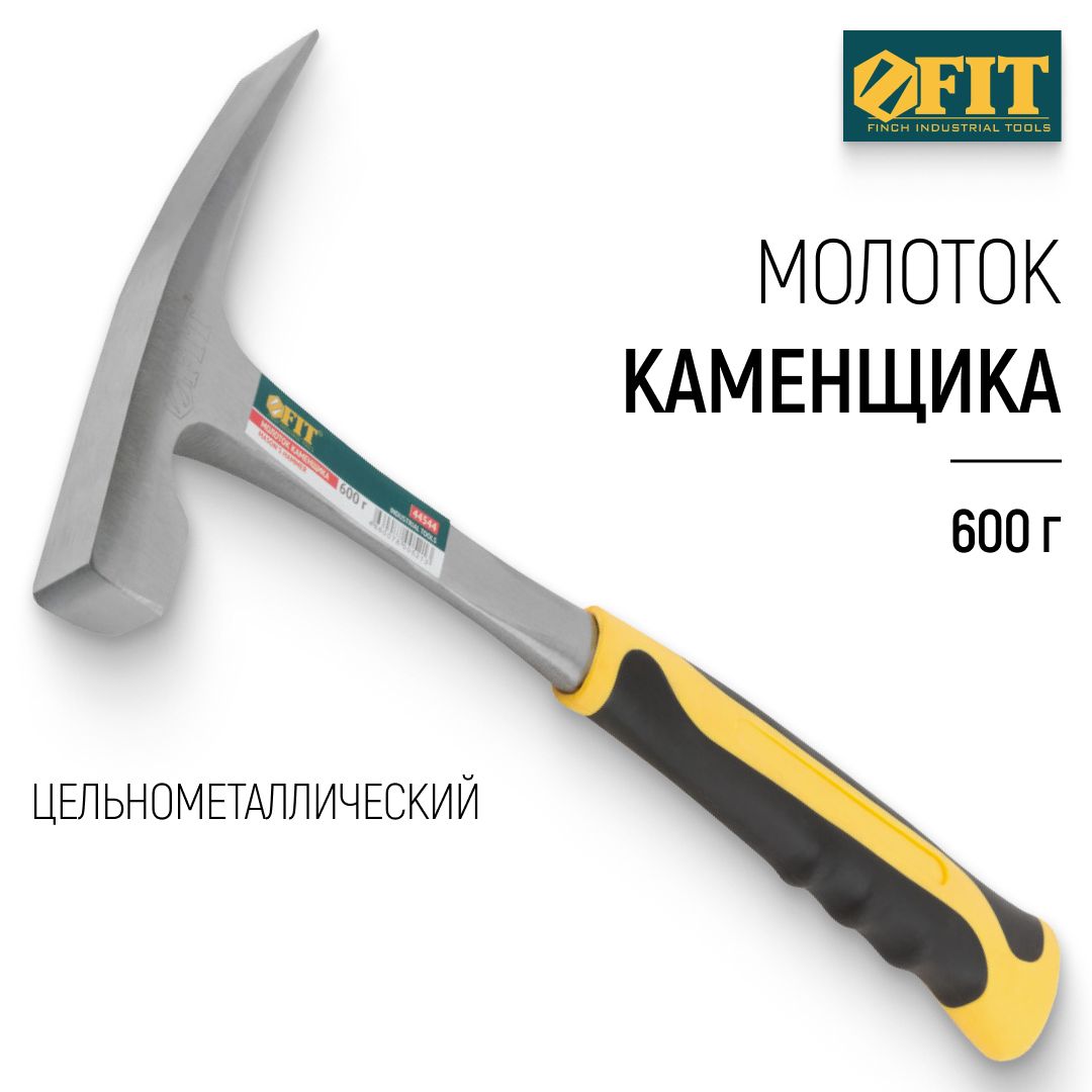 FIT Молоток каменщика 600 гр. цельнометаллический