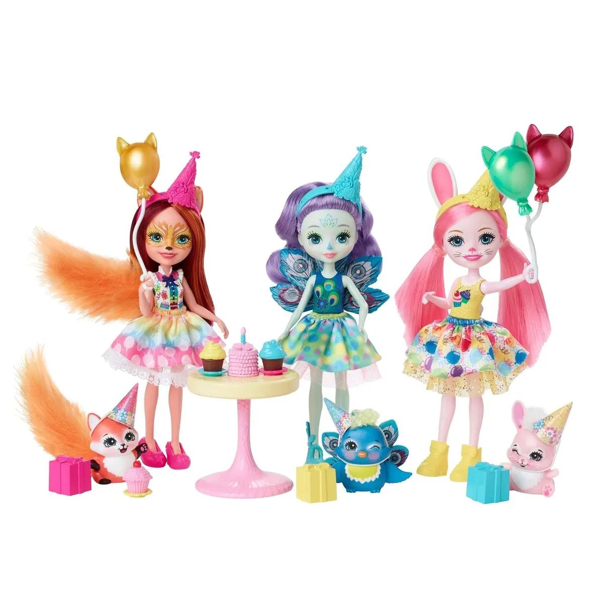 ИгровойнаборEnchantimalsBirthdayDollSetДеньрожденияGJX22