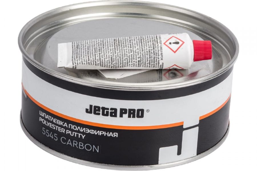 Шпатлевка с углеволокном карбоновая Jeta Pro Carbon 1,8 кг + отвердитель / шпаклевка автомобильная 5545