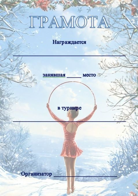 Бланк для грамоты A4 (21 × 29.7 см), листов: 10