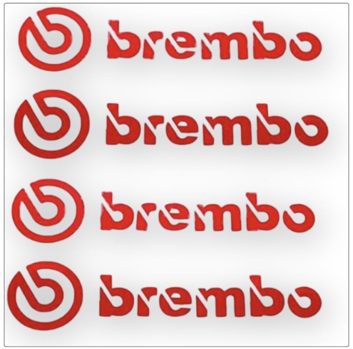 Наклейка на суппорта автомобиля Brembo