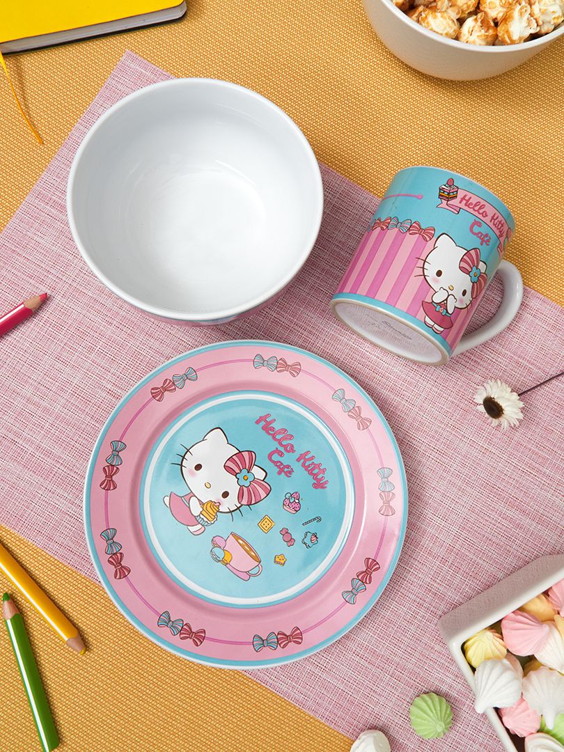 Подарочный набор посуды Hello Kitty