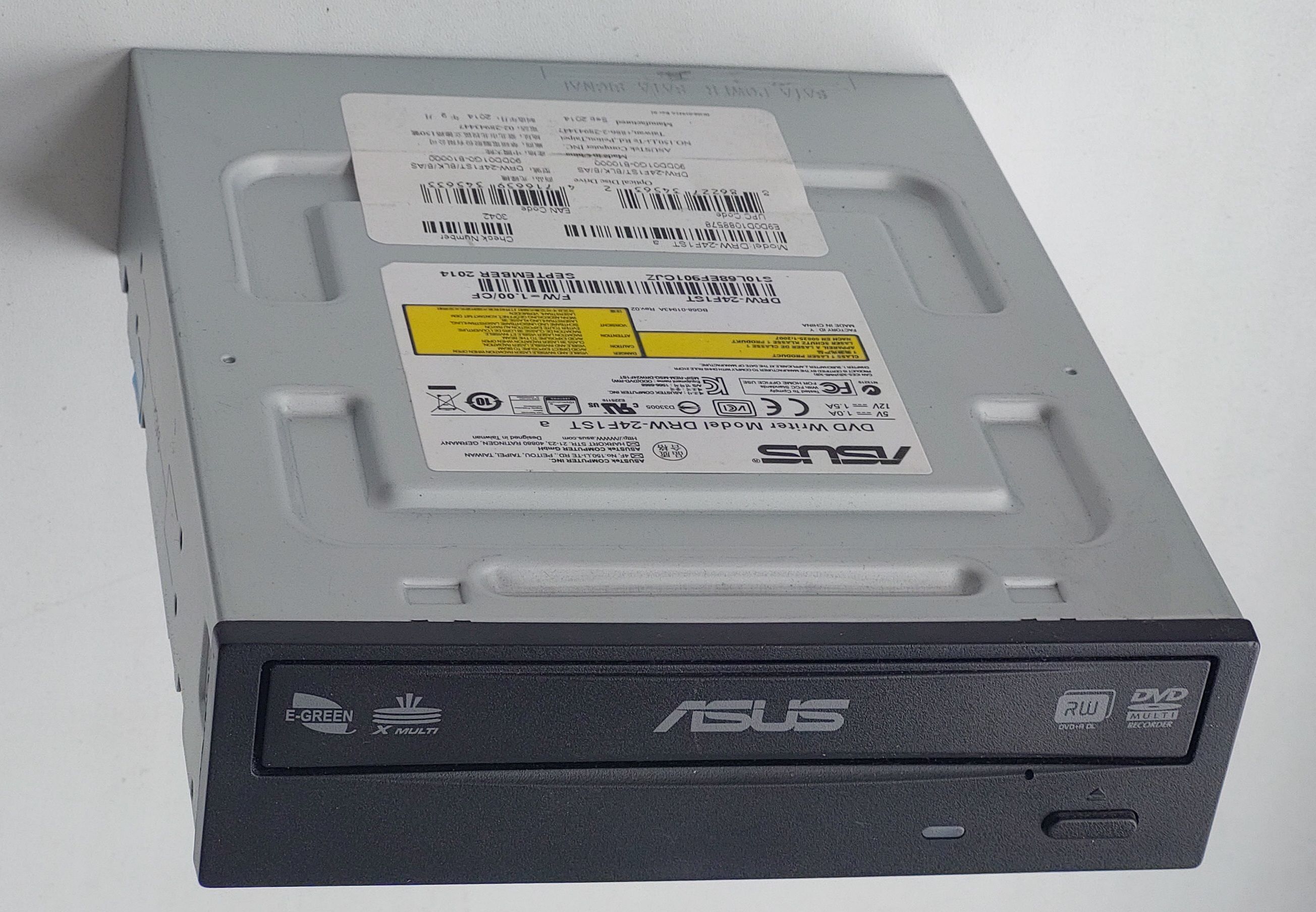 Dvd-rwSATADRW-24F1ST"Asus"внутреннийпишущийпривод(дисковод)длястационарногокомпьютера