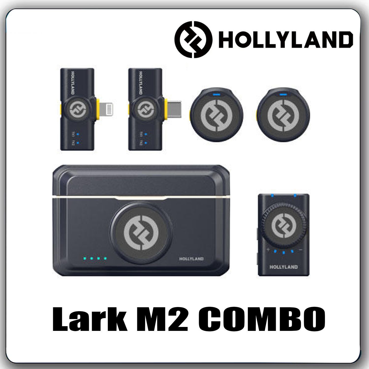 Hollyland беспроводной микрофон петличный Hollyland Lark M2 Combo