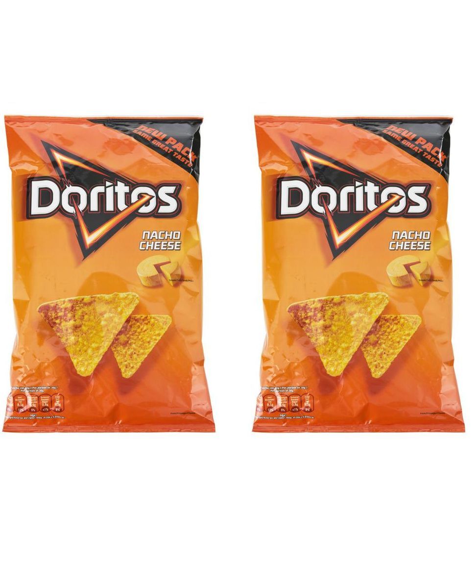 Чипсы кукурузные Lotte Doritos Начо Сыр 2 шт. по 44 гр, Германия