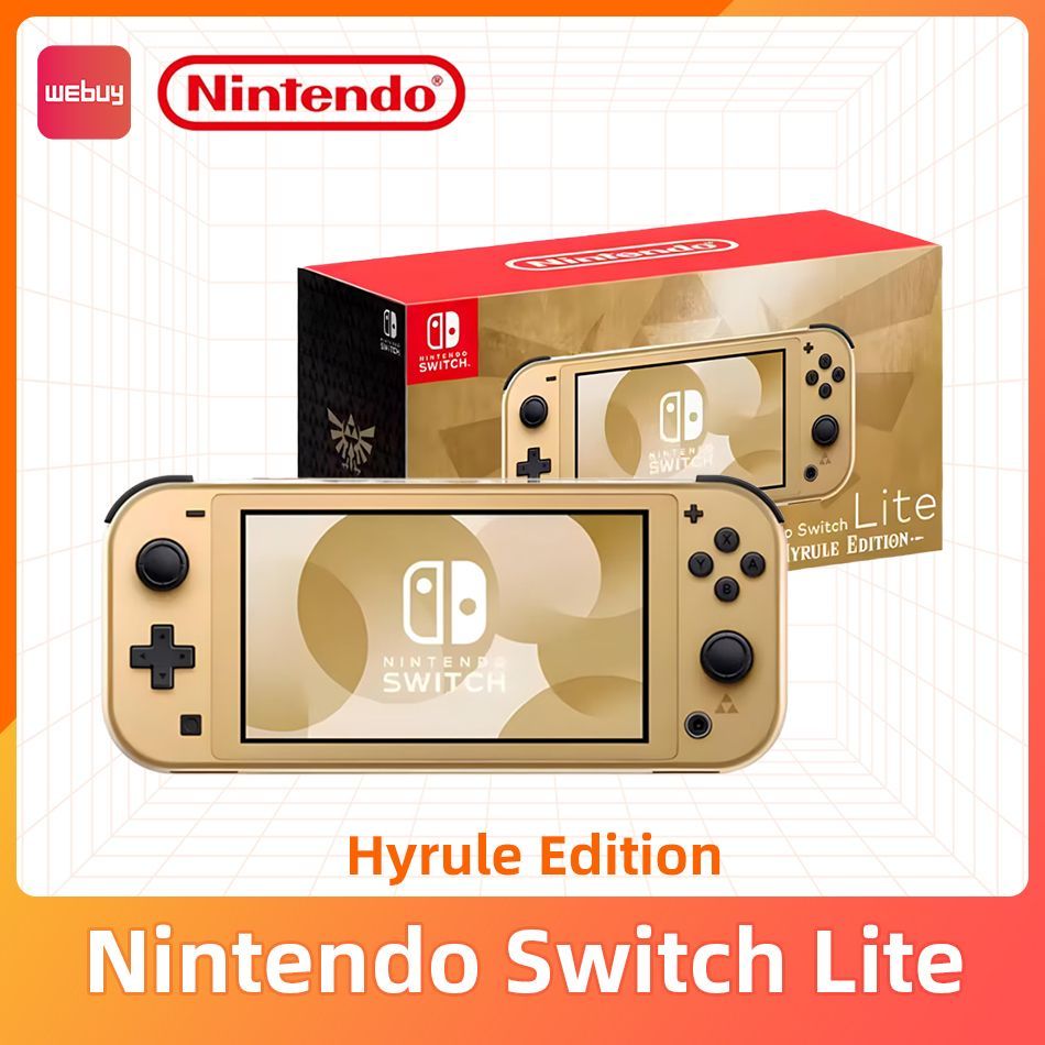 Игровая приставка Nintendo Switch Lite Hyrule Edition Глобальная версия Поддержка русского