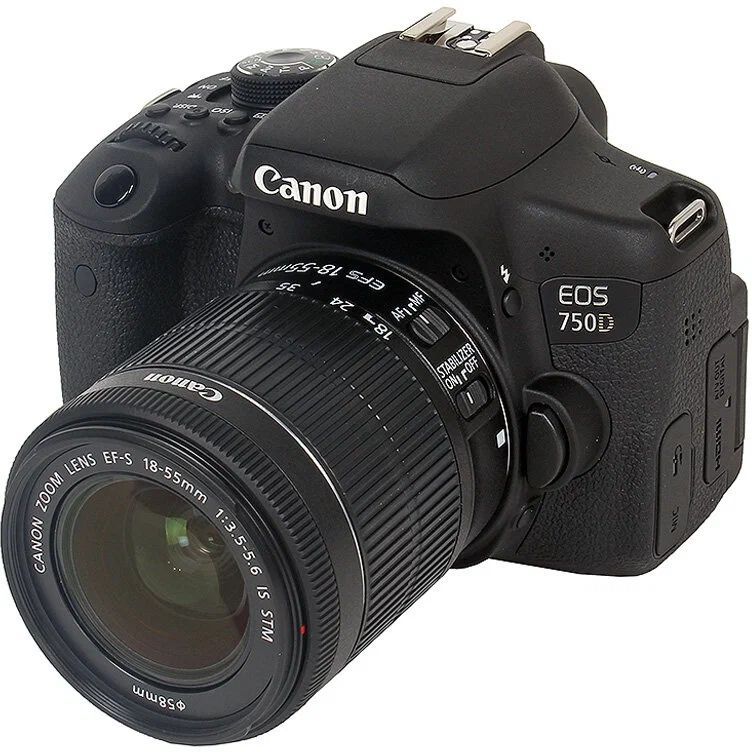 Зеркальный фотоаппарат canon 750d kit 18-135 is stm