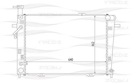 Радиатор Hyundai Tucson 04 >