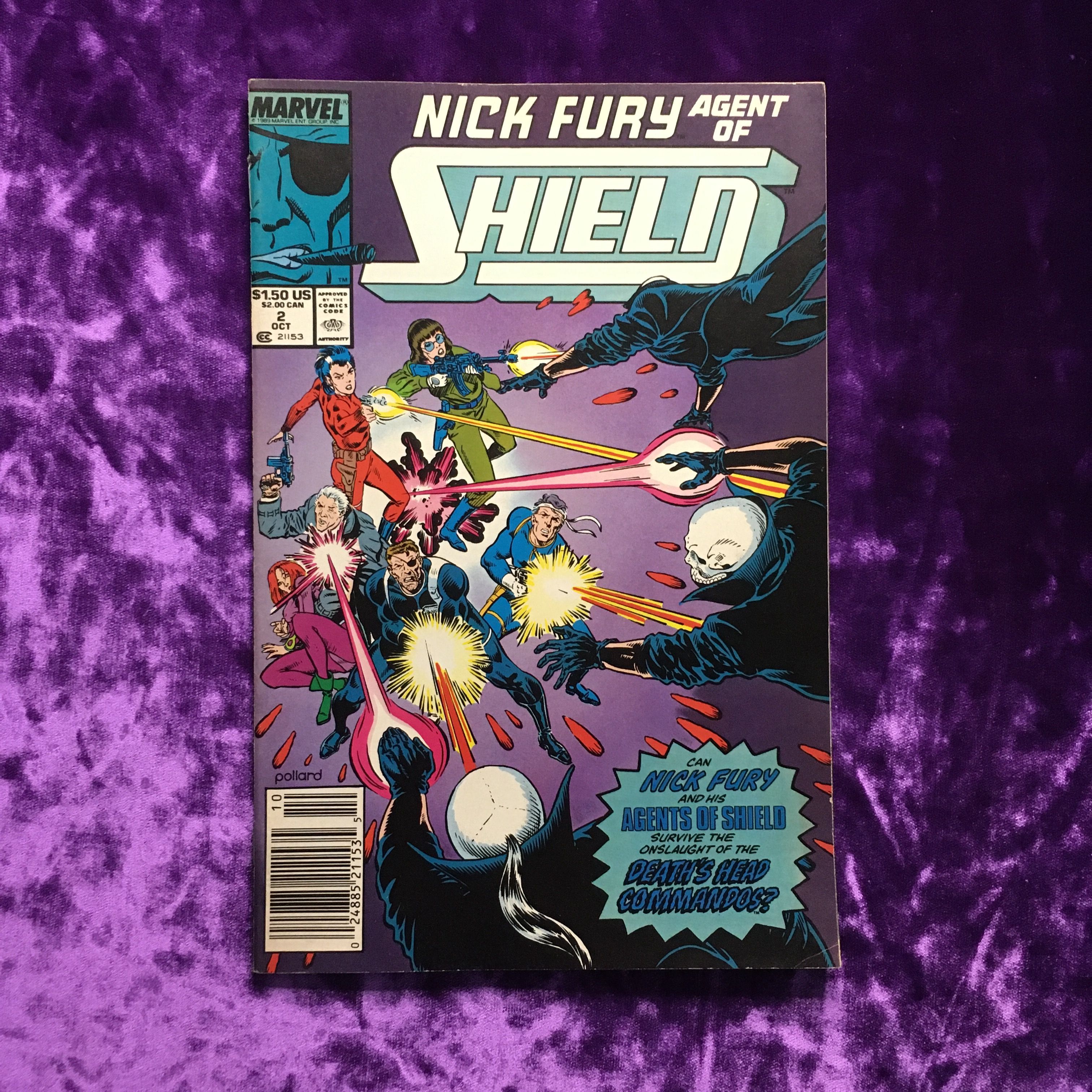 Nick Fury, Agent of SHIELD. A Web with Many Strands. Vol. 2 No 2 OCT 1989. Оригинальный комикс на английском языке