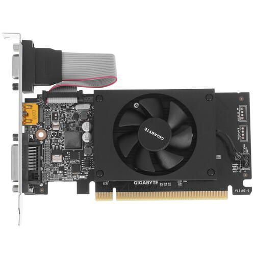 Gigabyte Видеокарта GeForce GT 710 2 ГБ (GV-N710D3-2GL Rev2.0)