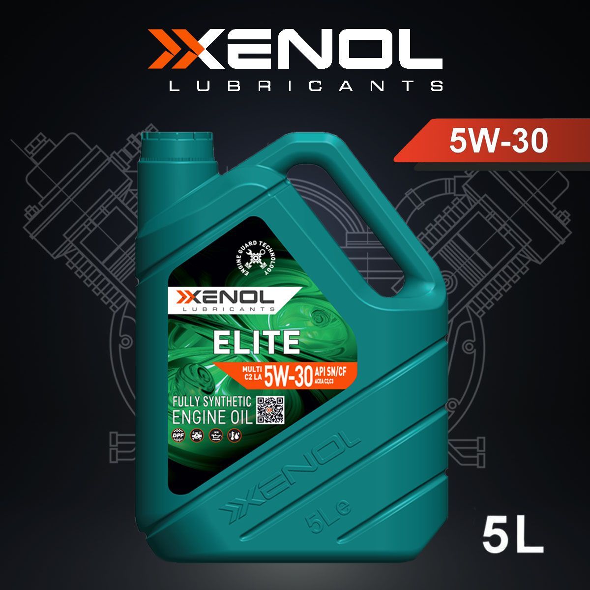 XENOL elite multi c2 la 5W-30 Масло моторное, Синтетическое, 5 л