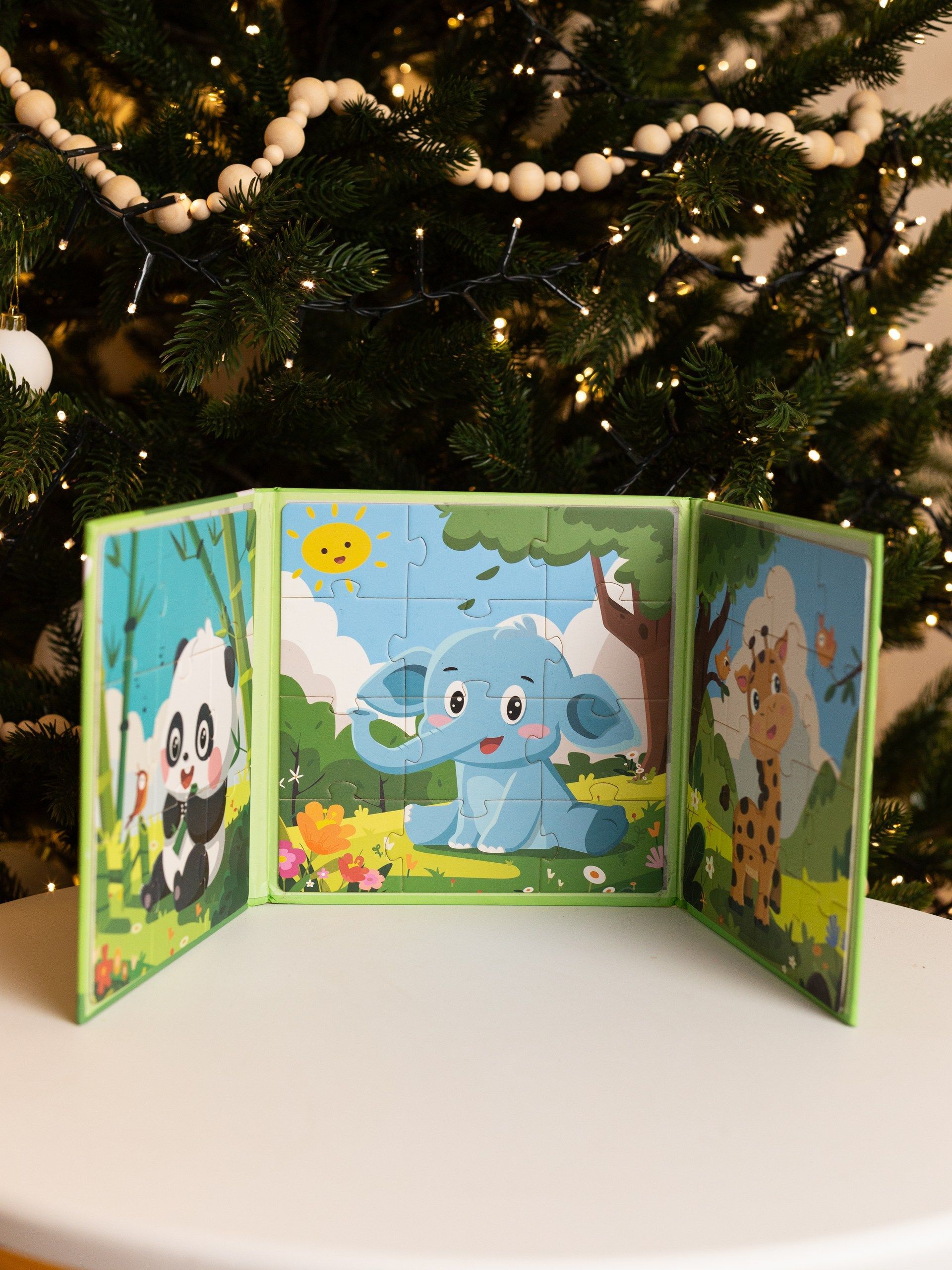 Книга-пазлы крупные на магните