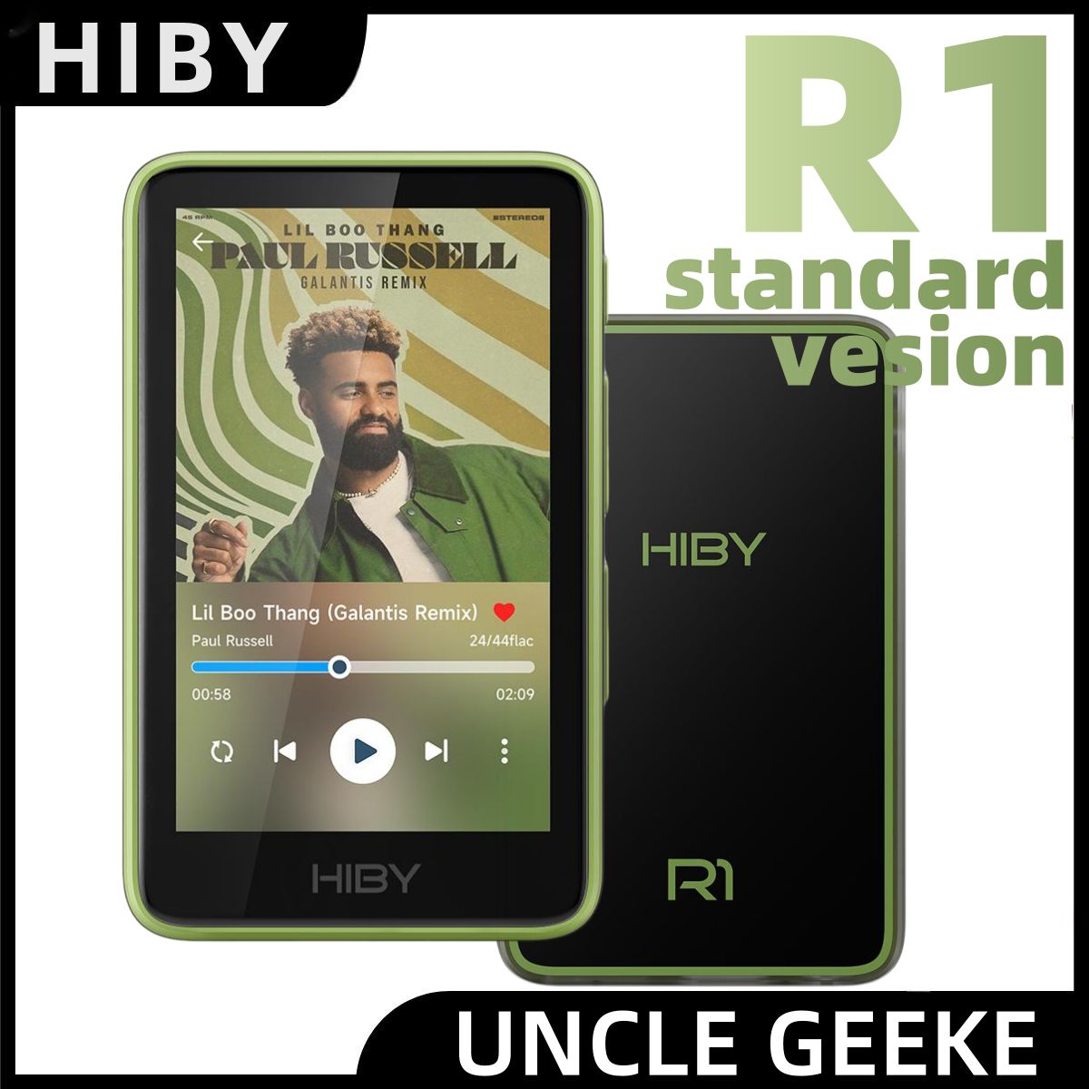 HiBy MP3-плеер R1, зеленый