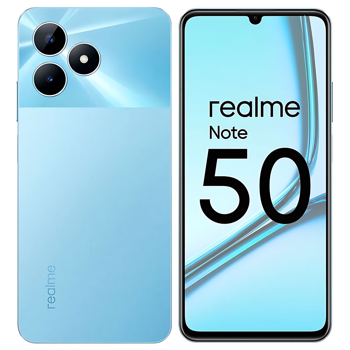 realme Смартфон Note 50 3/64 ГБ, голубой