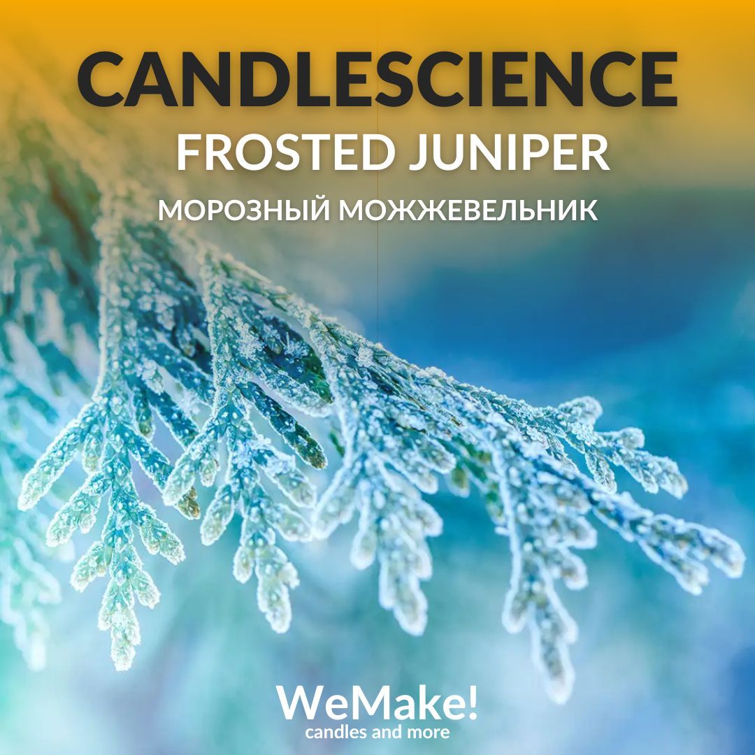 Отдушка "Морозный можжевельник / frosted juniper" 30гр. CandleScience США Отдушка для свечей, диффузора