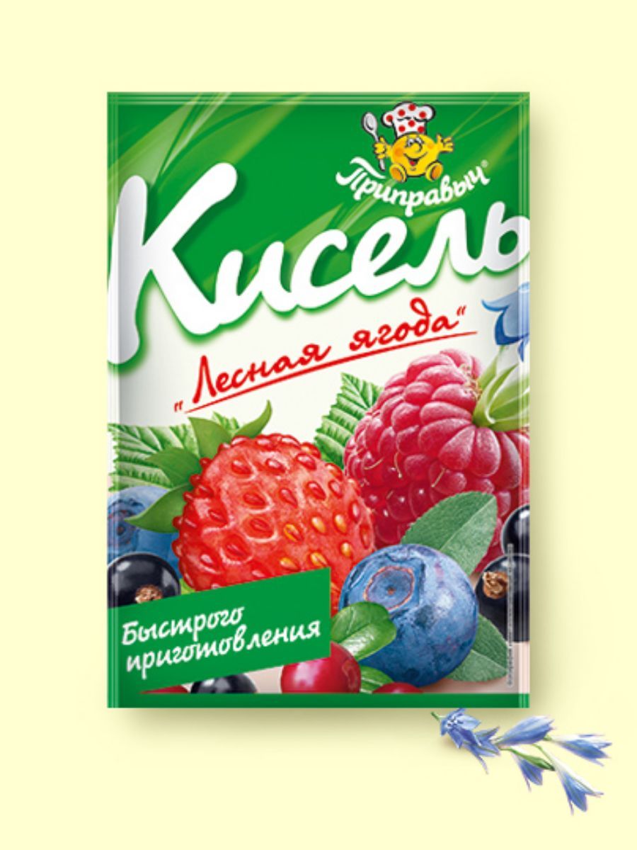 Кисельбыстрогоприготовления"Приправыч"ЛеснаяЯгода110гр25шт.