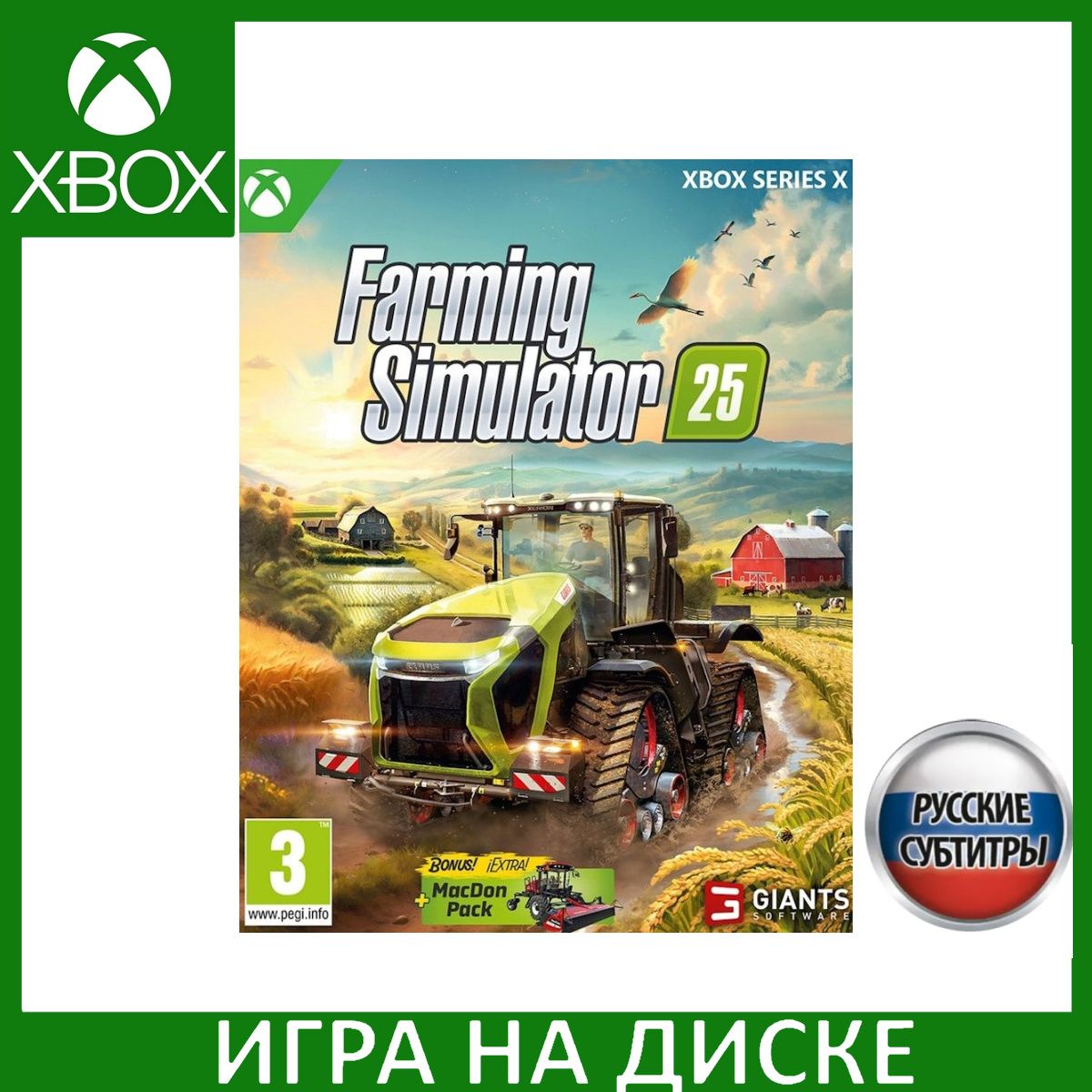 Игра Farming Simulator 25 Xbox Series X Русская Версия Диск на Xbox Series X