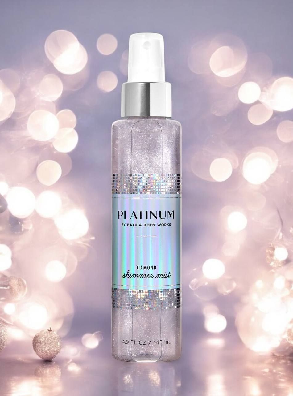 Парфюмированный спрей 145мл Bath & Body Works Platinum Diamond Shimmer Mist