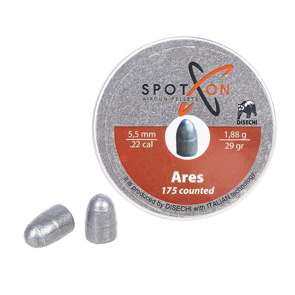 Пуля пневм. SPOTON Ares 5,5 мм, 1,88 гр. (175 шт), 00247101