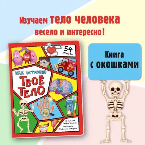 Энциклопедия с окошками. Как устроено твое тело / Иванова Оксана | Иванова Оксана