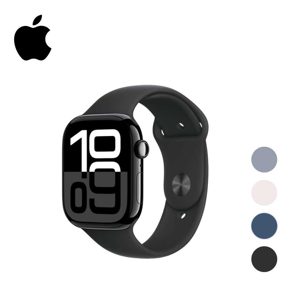 УмныечасыAppleWatchSeries10,42mm,JetBlack,SportBandS/M