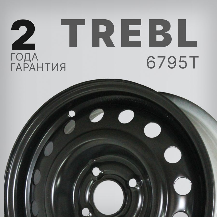 Trebl6795TКолесныйдискШтампованный14x5"PCD4х100ET35D57.1