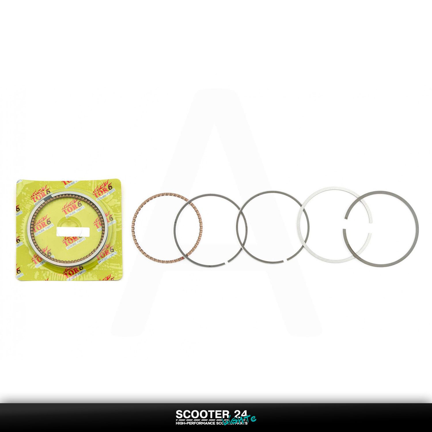 Кольца 152FMH на мопед Alpha / Delta / Active (Альфа Дельта Орион Омакс) 139FMB 110 / GY6 125 0 /25 TORO 1 ремонт