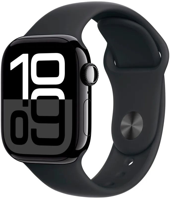 AppleУмныечасыMWWP3,46mm,JetBlackAlumnium-BlackSportBandS/M