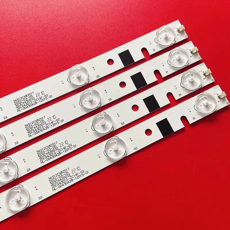 LED подсветка ZDCX43D12-ZC14F-02 MA-L0639 для ТВ SHIVAKI STV-43LED17, BBK 43LEM-1038 43LEX-5038, RUBIN RB-43SE9FT2S