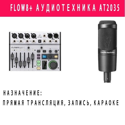 Цифровой Микшерный Пульт Behringer Flow 8 Купить