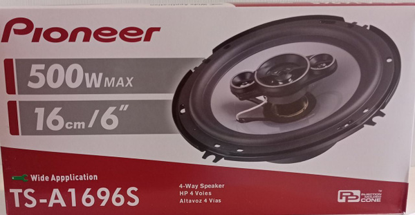 Динамики Pioneer TS-A1696S 16см. 500W max - купить по выгодной цене в ...