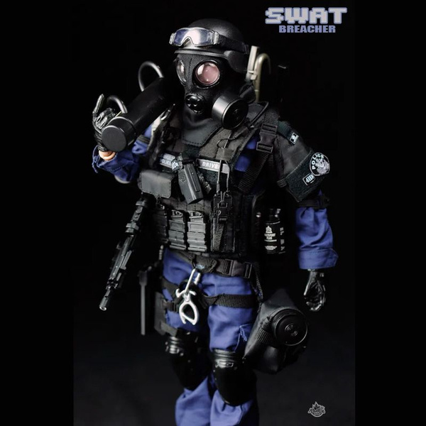 Коллекционная подвижная фигурка SWAT/Американский спецназ - солдатик ...