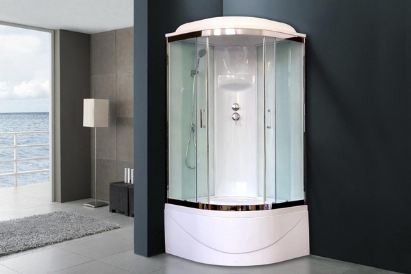 Душевая кабина Royal Bath 90х90х217 см, Высокий поддон арт RB90BK6-WT ...