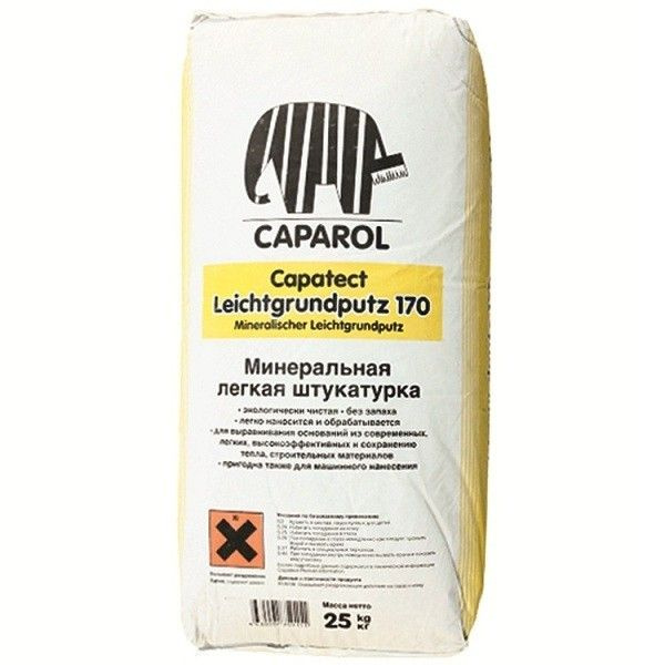 CAPAROL CAPATECT LEICHTGRUNDPUTZ 170 штукатурка минеральная для ...