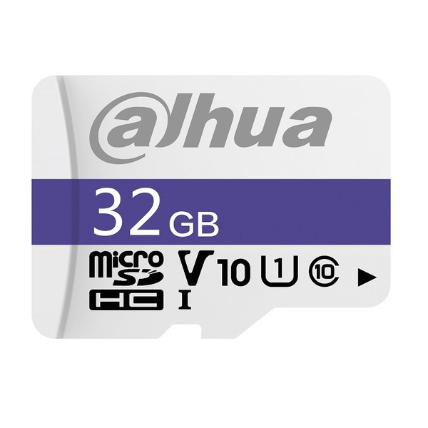 Карта памяти Micro SD 32 Гб Dahua DHI-TF-C100/32GB, для видеонаблюдения ...