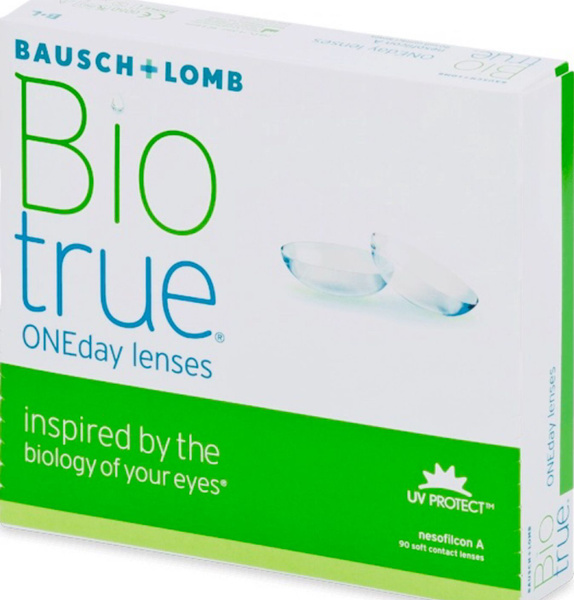 Однодневные контактные линзы Bausch Lomb Biotrue 1day -5.75 / 14.2 / 8. ...