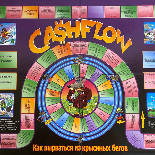 Настольная игра Денежный поток от Роберта Кийосаки Cashflow 101+202 на ...