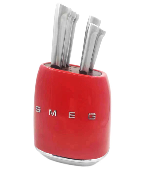 Набор кухонных ножей Smeg, Нержавеющая сталь купить по низкой цене с ...